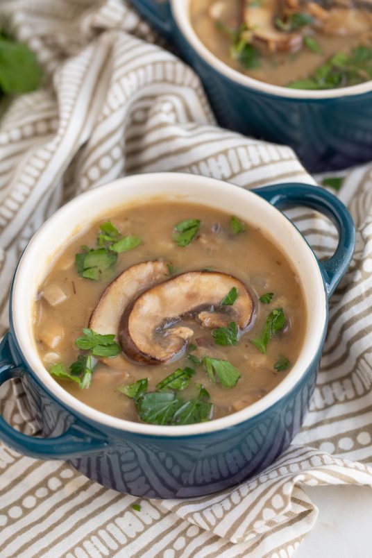 mushroom soup gourmet traveller