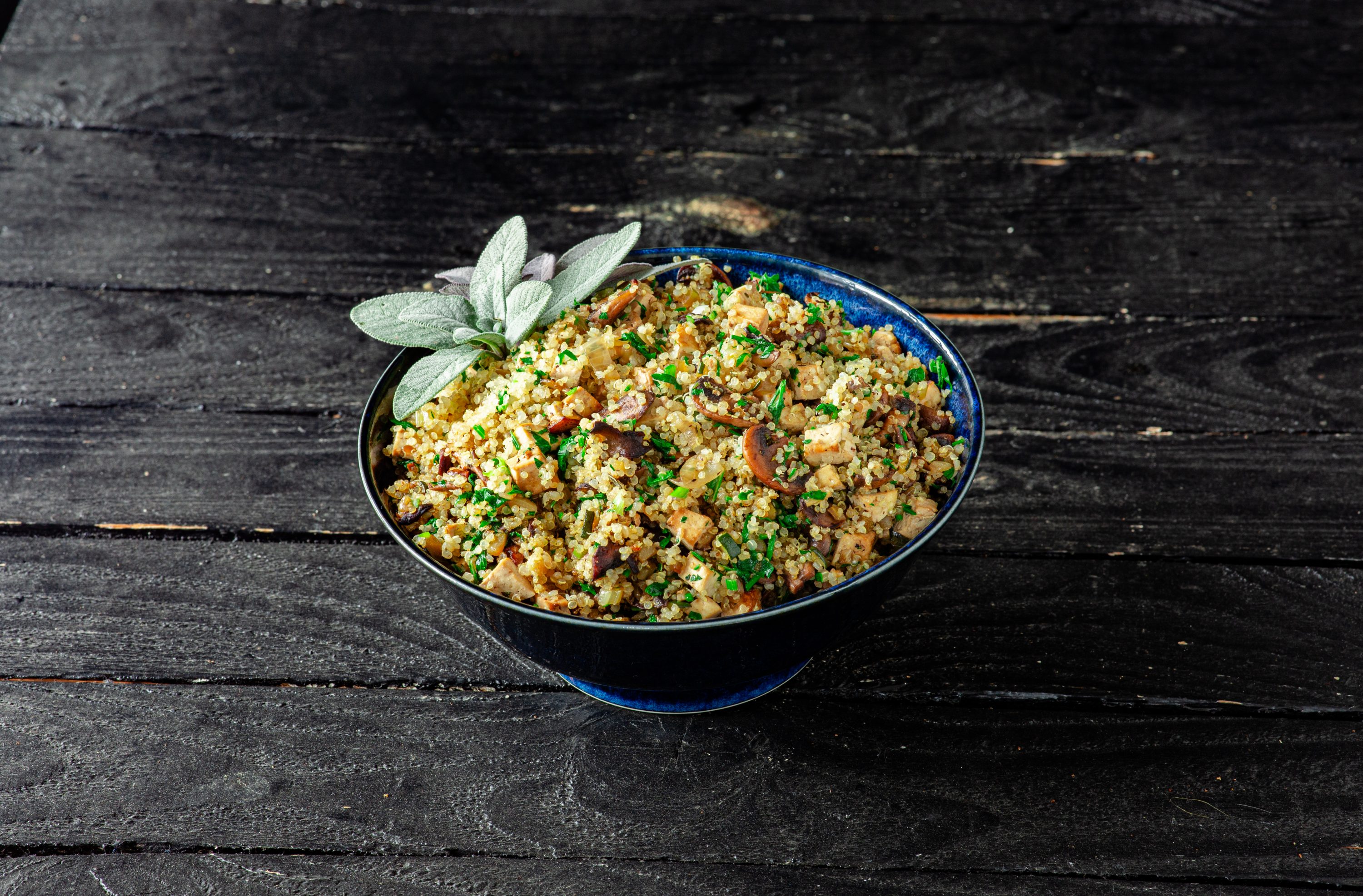 Herby Mushroom Quinoa | Mushroom Recipes